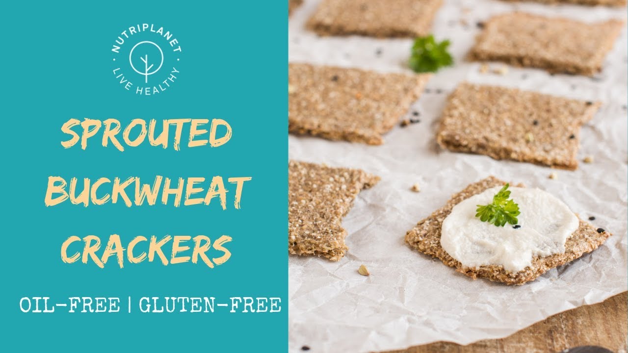 Gluten-Free Crackers with Buckwheat [Oil-Free, Vegan, Flourless]