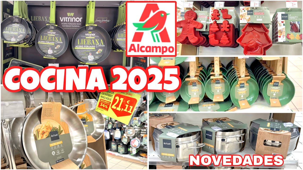 🔥ÚLTIMAS NOVEDADES ALCAMPO🛒❤️ COCINA, decoración, sartenes/ NUEVA colección 2025