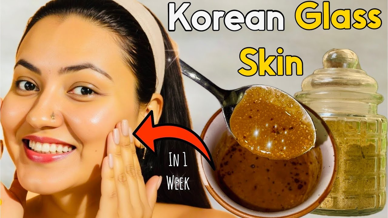 Korean Glass Skin Challenge : Get Soft Glowing Flawless Skin ! K-Beauty OR Your Kitchen Ingredients?