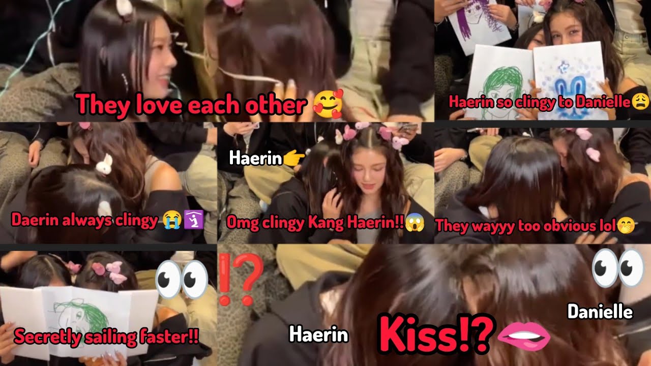Daerin getting stronger every day‼️😭They’re so clingy to each others these days🛐 | Daerin _NewJeans