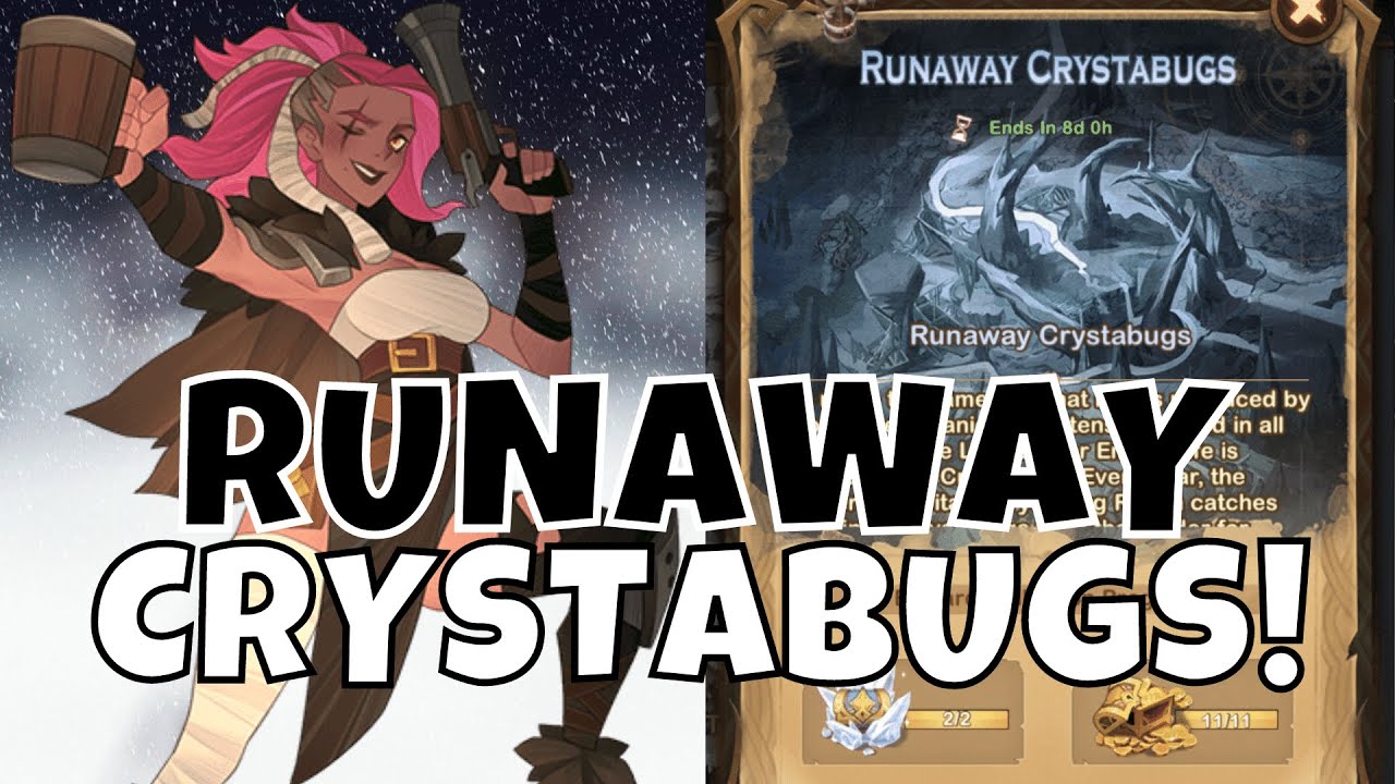 RUNAWAY CRYSTABUGS - FAST GUIDE - VOYAGE OF WONDERS! [FURRY HIPPO AFK ARENA]