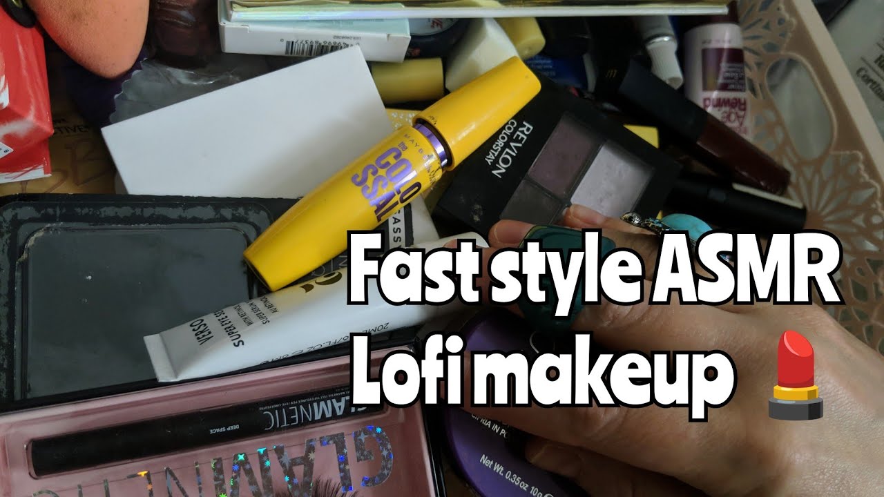 LOFI FAST ASMR ~ Makeup Shop Roleplay, mouth sounds, visuals, bagging up your stuff
