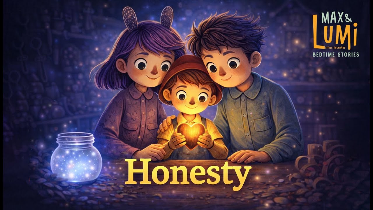 The Wooden Heart (Living Glow) | Pinocchio Bedtime Story for Kids Sleep | Honesty | Carlo Collodi |