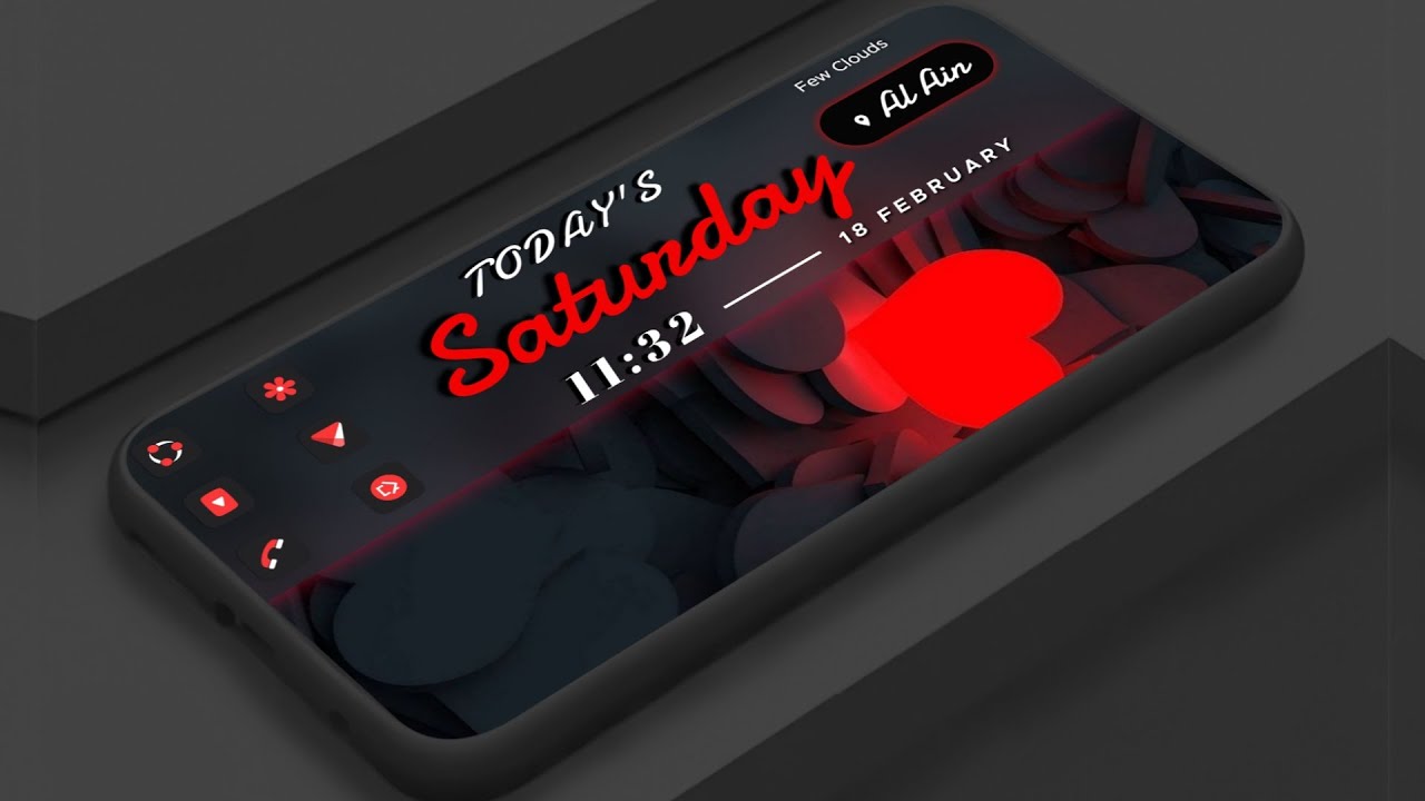 The Best Dark And Red || Nova Home Screen Setup || The Nova Launcher Setup 2023 The Best Setup🔥🔥