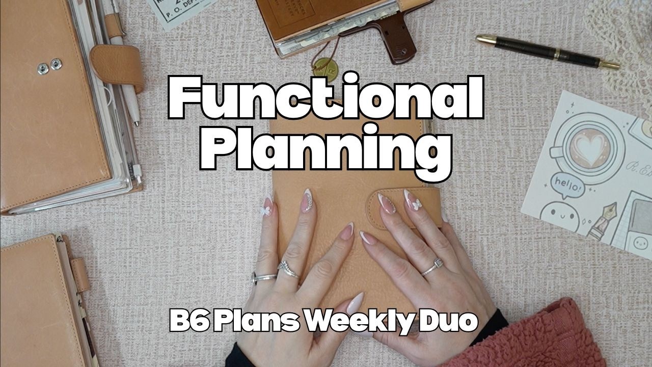 Функциональный еженедельный план со мной | Еженедельный планировщик Just Plans B6 (для двоих)