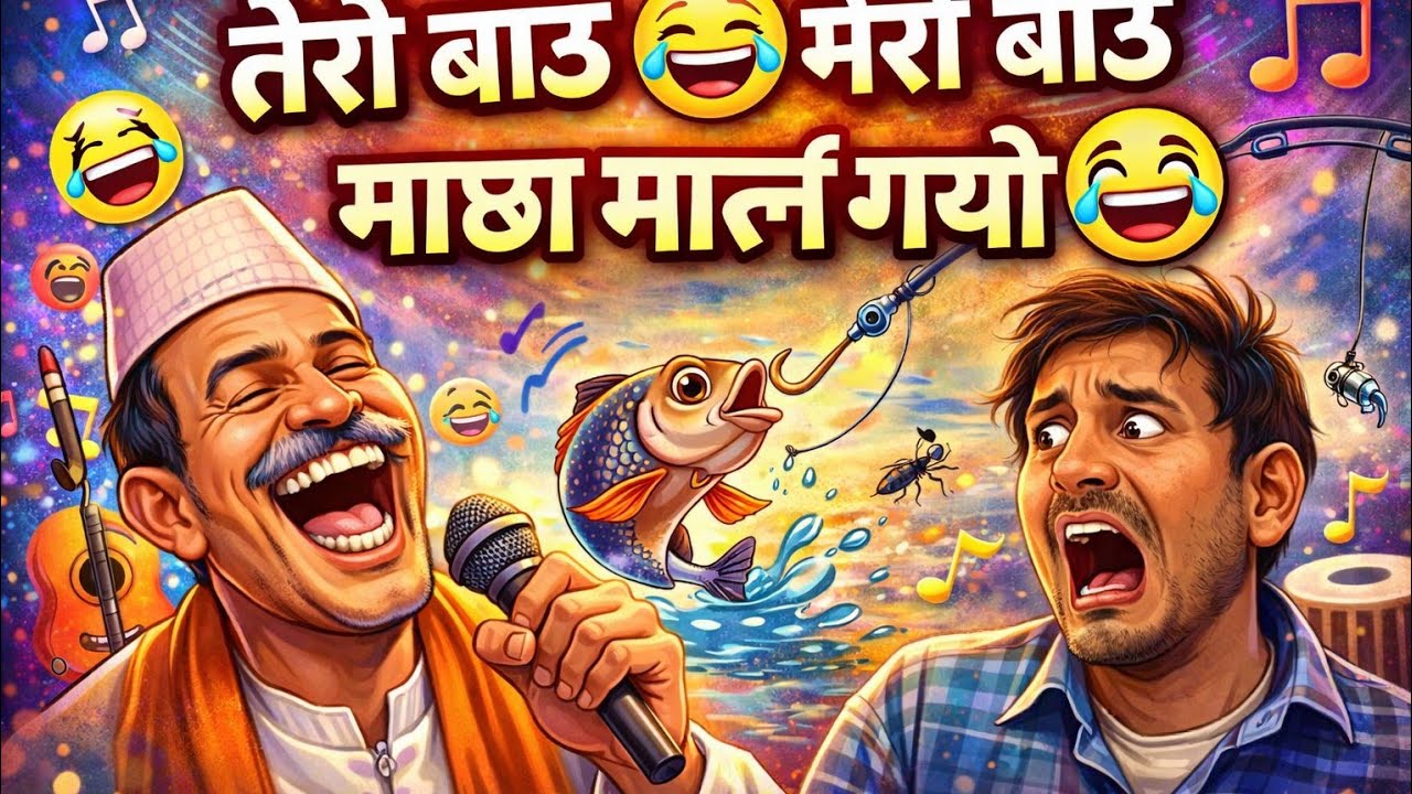 यो गीत सुनेपछि हाँसो रोकिँदैन 😂 | तेरो बाउ मेरो बाउ |Nepali Comedy Song 2026