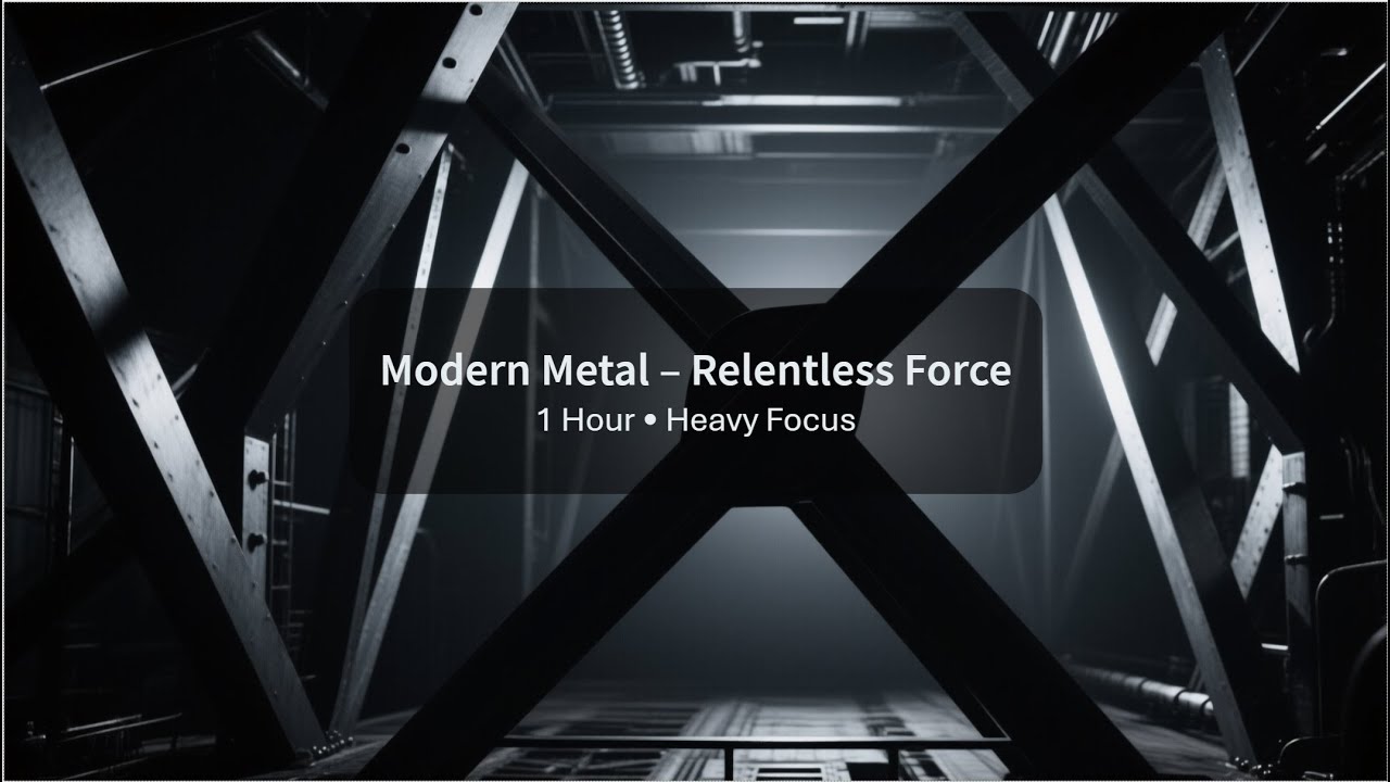 Modern Metal | Relentless Force — 1 Hour of Heavy Instrumental Focus