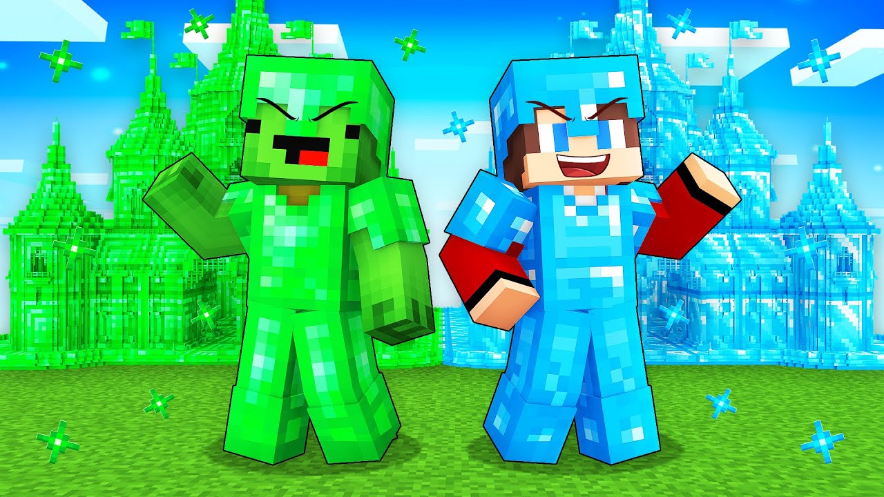 Mikey EMERALD King vs JJ DIAMOND King Survival Battle in Minecraft (Maizen)