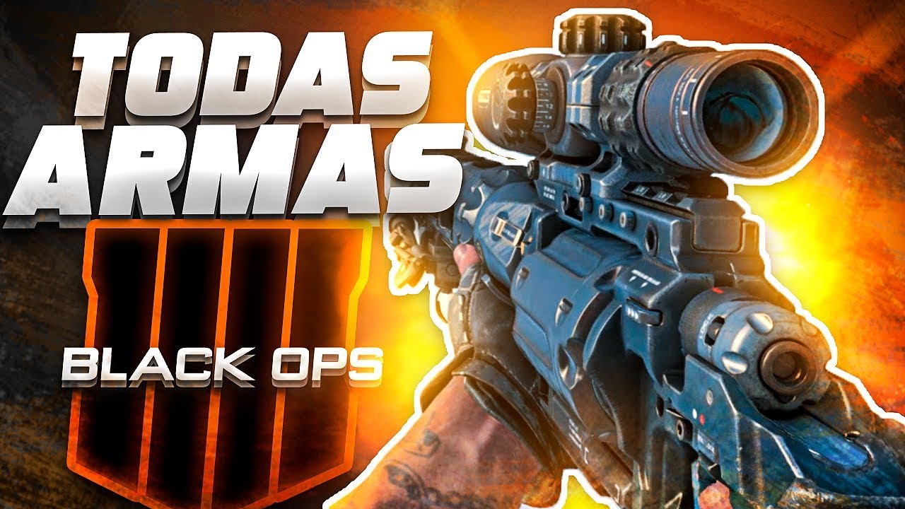 TODAS LAS ARMAS DE BLACK OPS 4 MULTIJUGADOR