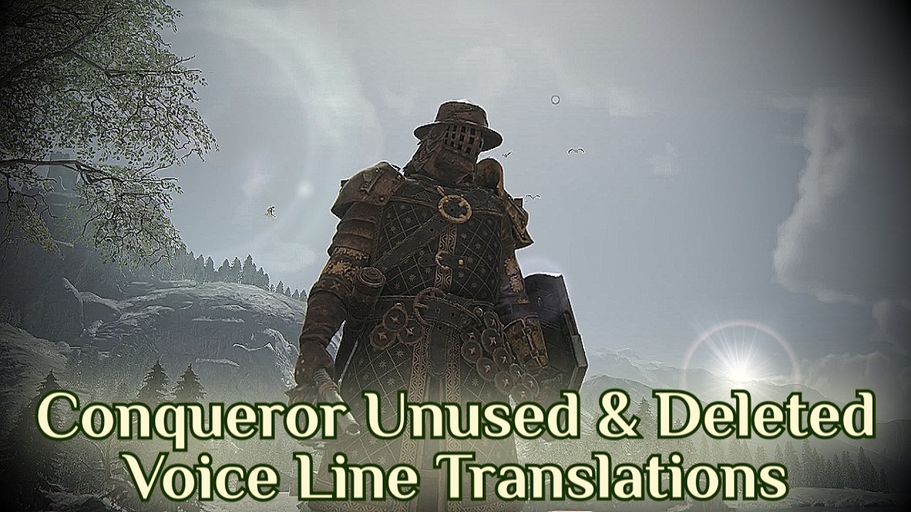 For Honor Conquerer Unused & Deleted Voice Lines Translations