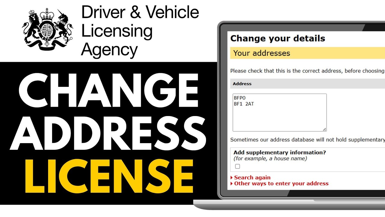 How To Change Address On Driving Licence Online UK 2025 (Detailed Guide)