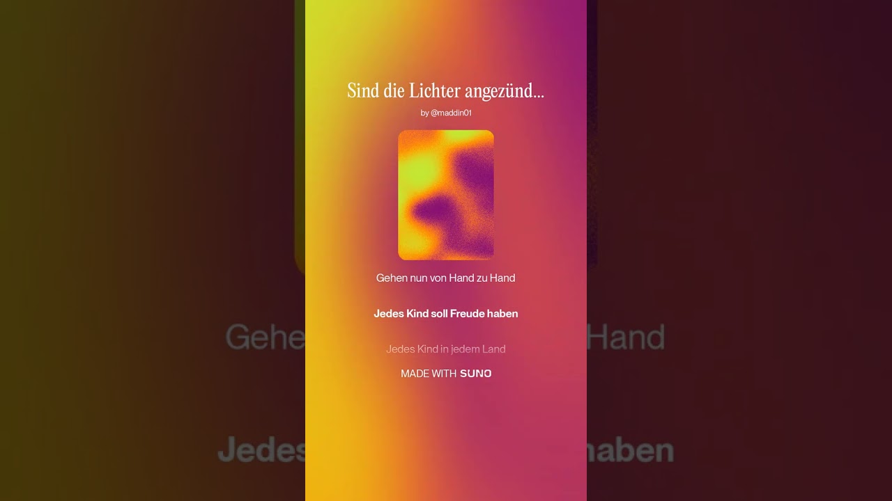 Sind die Lichter angezündet