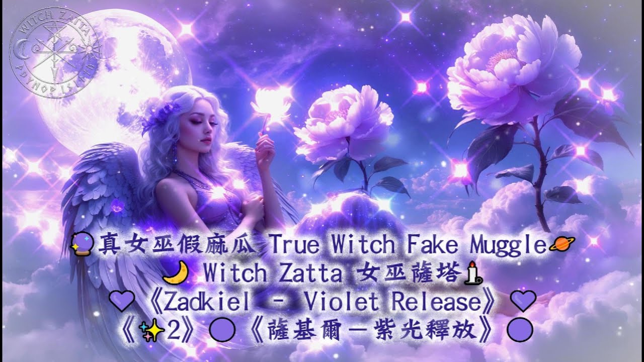 《✨2》🟣《薩基爾－紫光釋放》🟣💜大天使💜《Zadkiel – Violet Release》💜