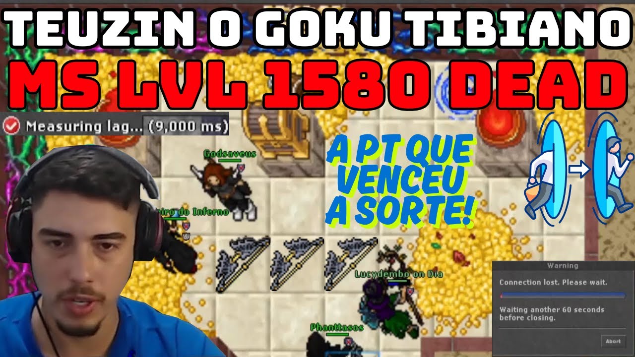 PT DA SORTE DROPOU 3 SOULBLEEDER, MS LVL 1500 DEAD EM 1 COMBO, TEUZIN E O TELETRANSPORTE, #GWTIBIA