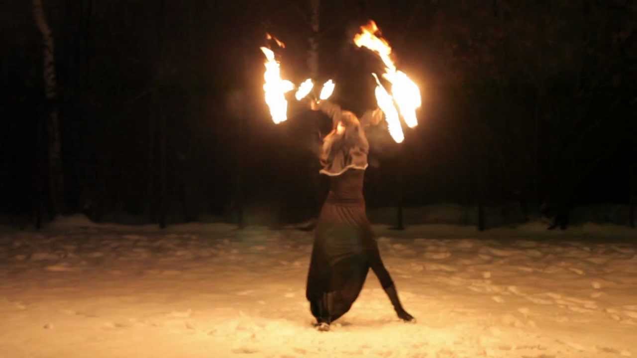 Fire Fans Mariya Prokazina