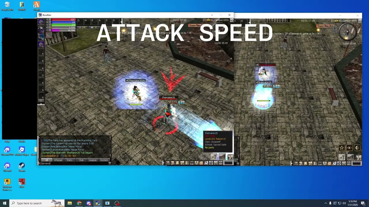 BOSSRAN / BABYRAN CHEAT AND HACKS WITH ANTI - DOG SKILL