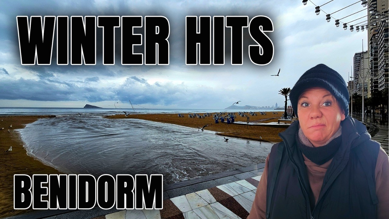 Benidorm - I brought the British weather with me...