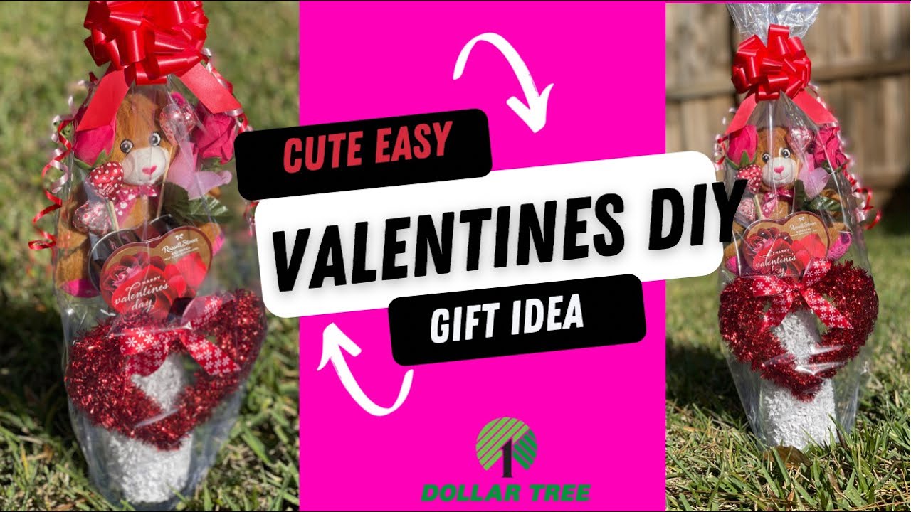Turn $6 into $40 with these Dollar Tree Valentine’s Arrangements | Cute Easy Valentine’s DIY