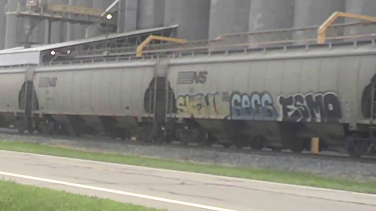 ADM Grain Elevator Ottawa Lake, Michigan 7-12-16 Part 1