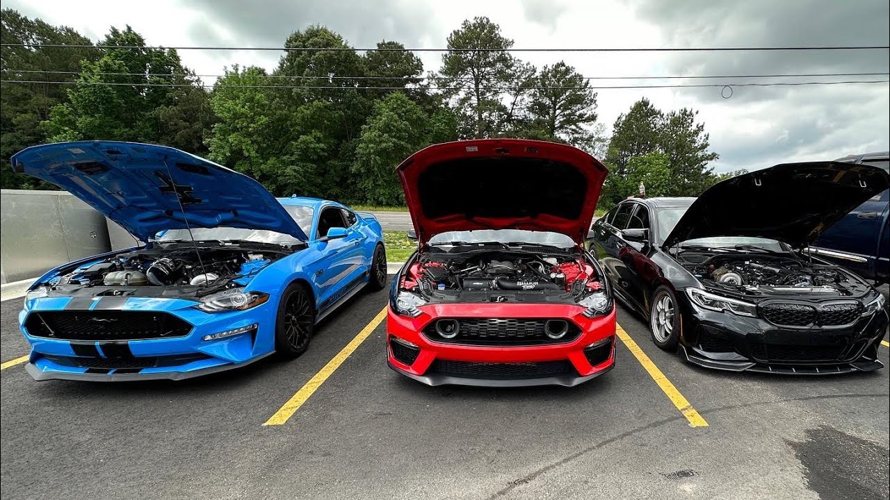 Twin Turbo Mustang vs BMW vs ESS Mustang