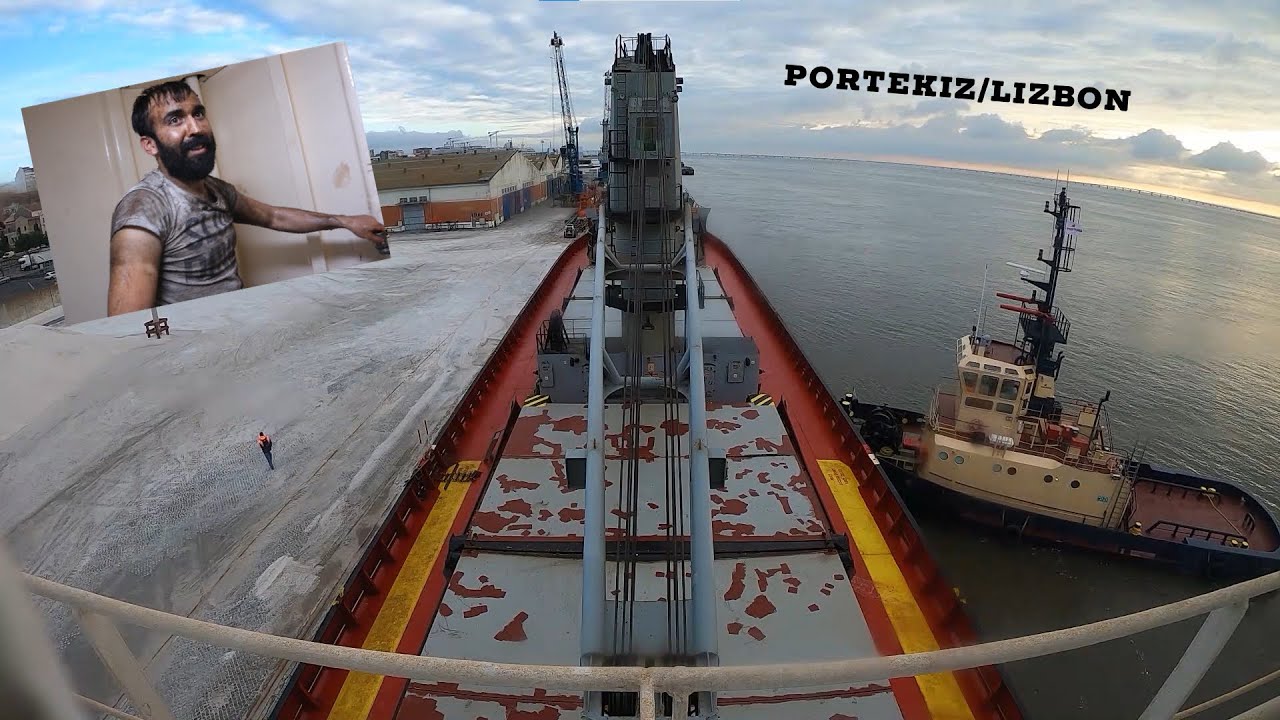 PORTEKİZ/LIZBON LİMAN YANAŞMA MANEVRASI VE GEMİ MAKINA DAİRESİ İŞLERİ