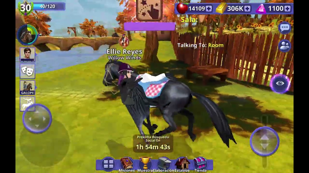 Mi nuevo caballo un pegaso negro en horse riding tales #games 
