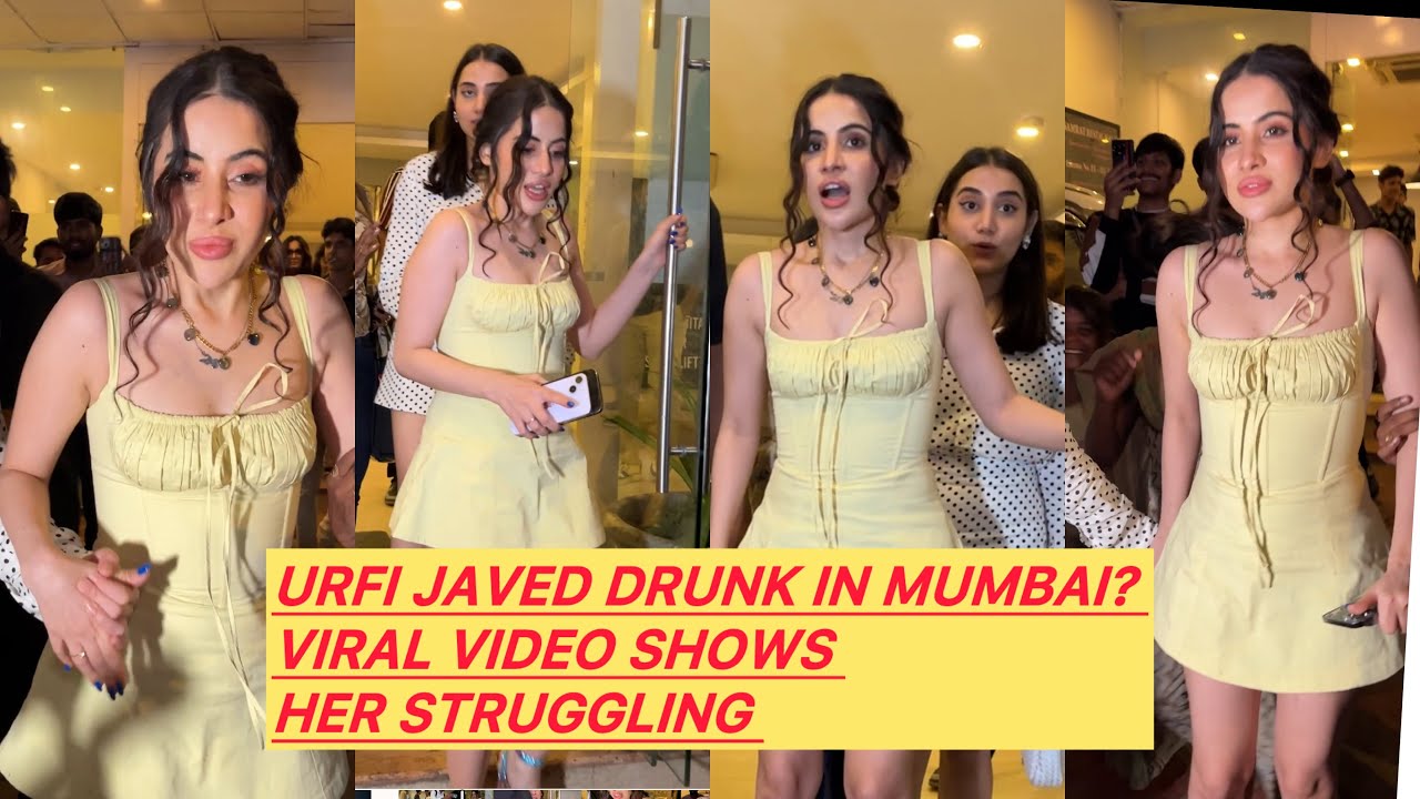 Urfi Javed DRUNK in mumbai? VIRAL video shows her STRUGGLING