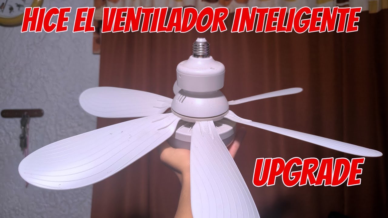 Ventilador de techo inteligente por medio de voz con un broadlink