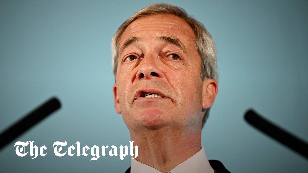 In full: Nigel Farage delivers speech on grooming gangs