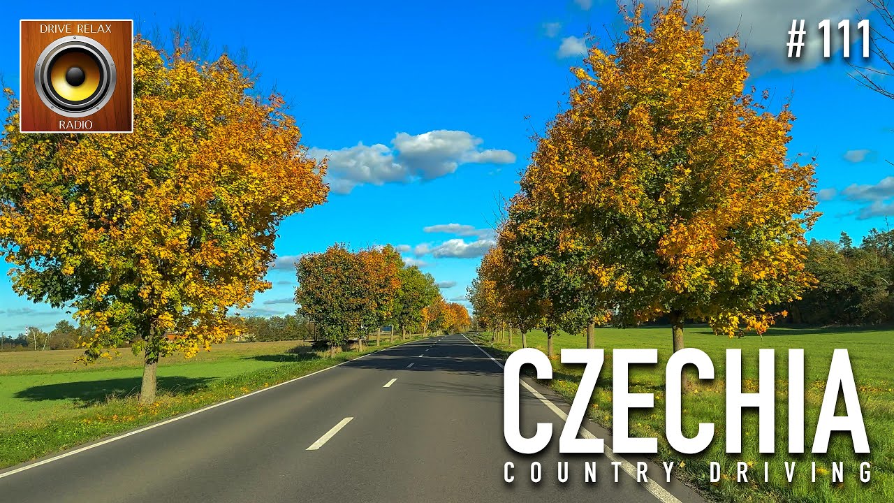 Beautiful Autumn Drive in Czech Republic | Fall Colors 🇨🇿 4K HDR