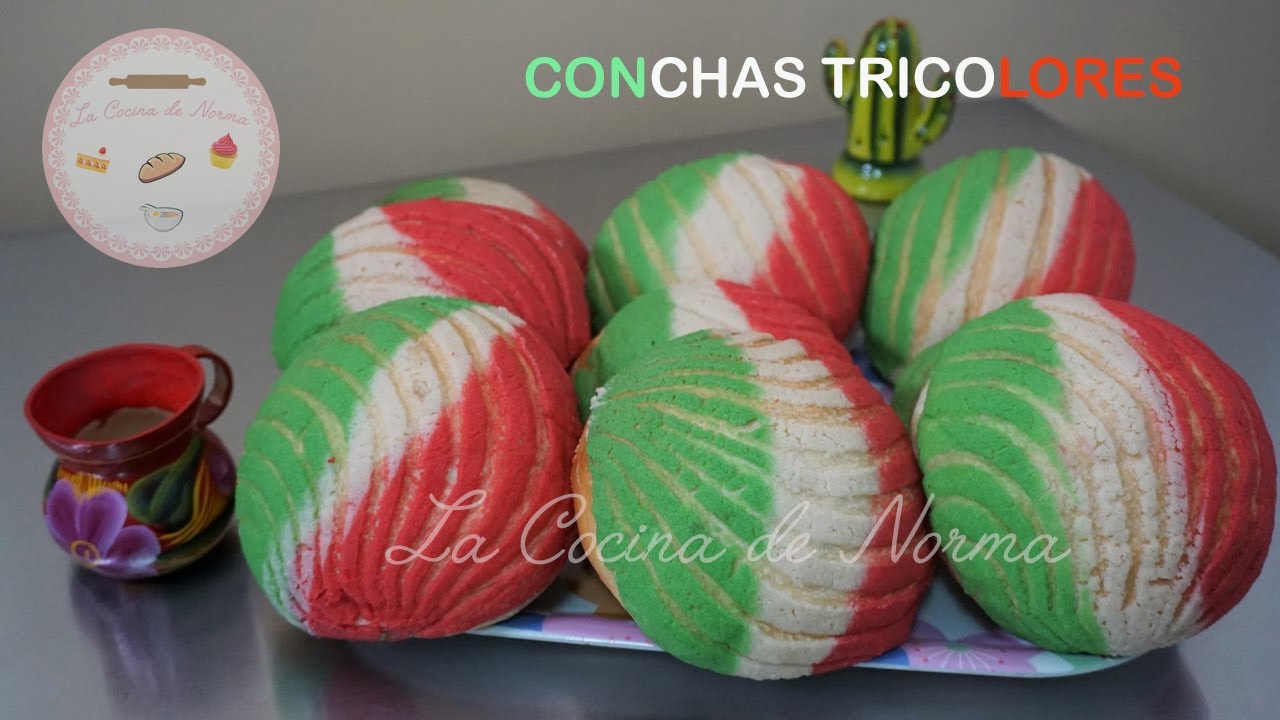 Conchas Tricolores ¡¡Viva México!!