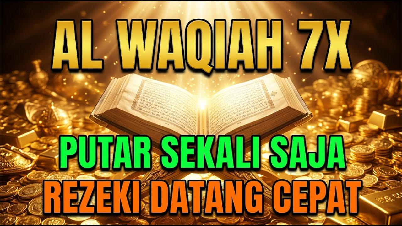 Surah Al Waqiah 7X Sekali Dengar InsyaAllah Rezeki Mengalir Tanpa Henti