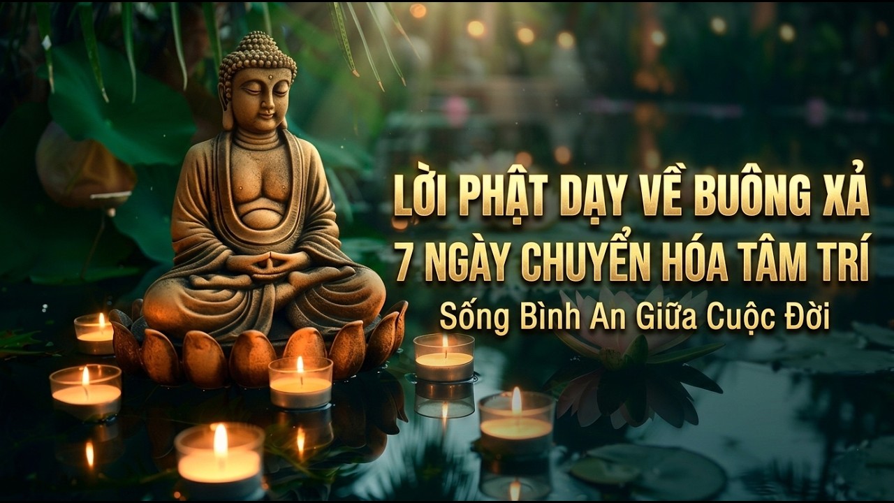 Lời Phật Dạy Về Buông Xả | 7 Ngày Chuyển Hóa Tâm Trí, Sống Bình An Giữa Cuộc Đời