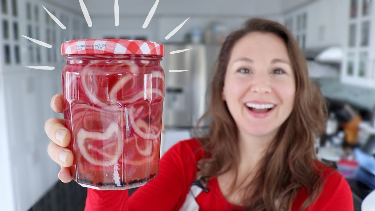 Quick Pickled Onions! No sugar, No salt, No boiling!