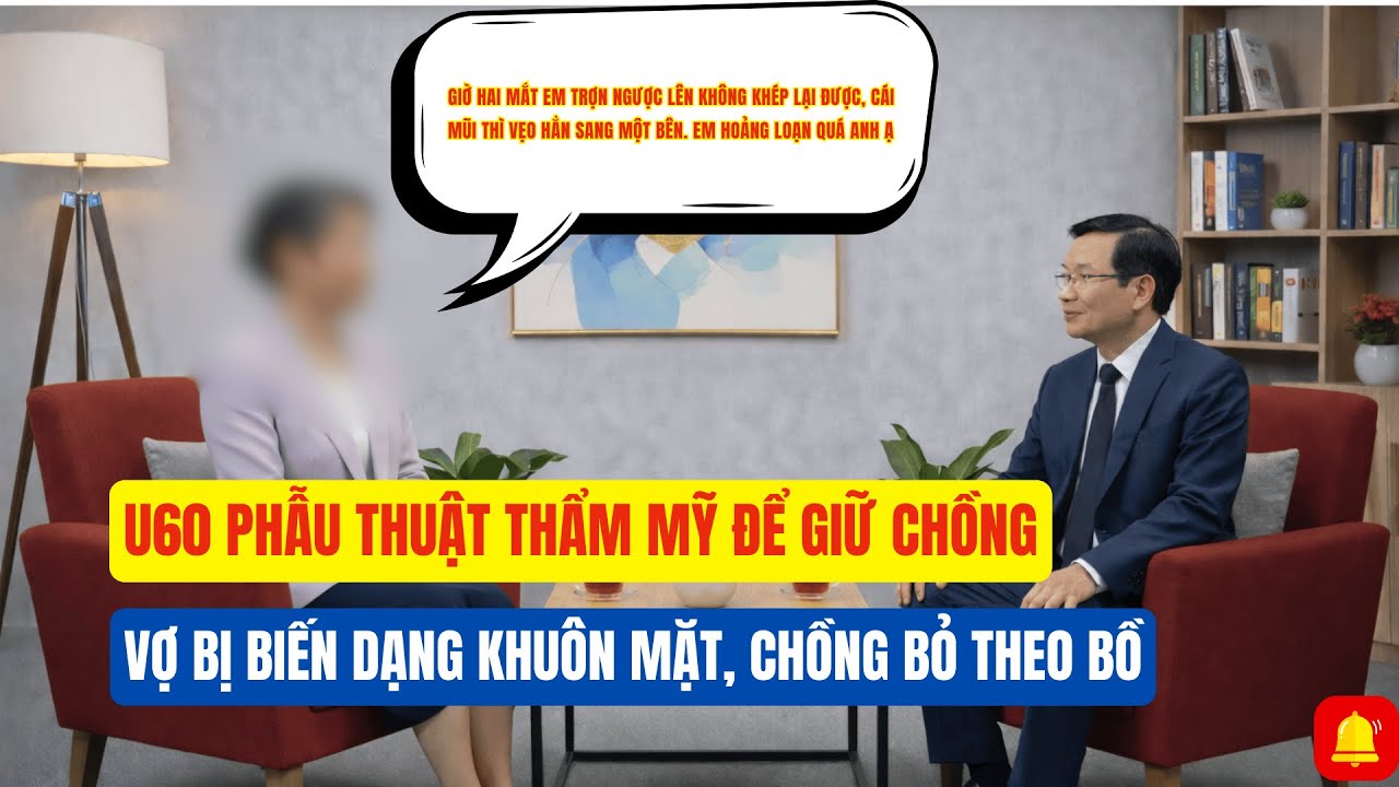 U60 Phẫu Thuật Thẩm Mỹ Để Giữ Chồng - Vợ Bị Biến Dạng Khuôn Mặt, Chồng Bỏ Theo Bồ