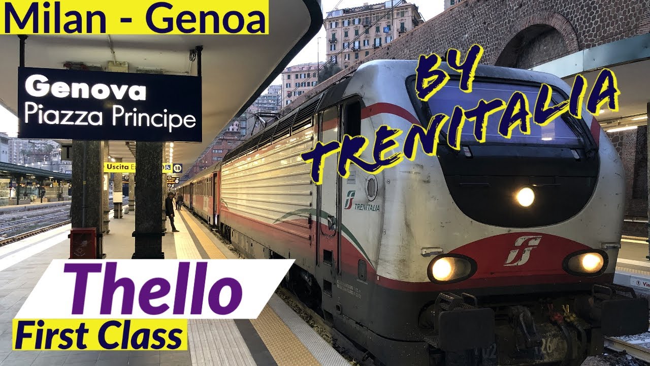 Italy's Thello train | First Class | Milan - Genoa