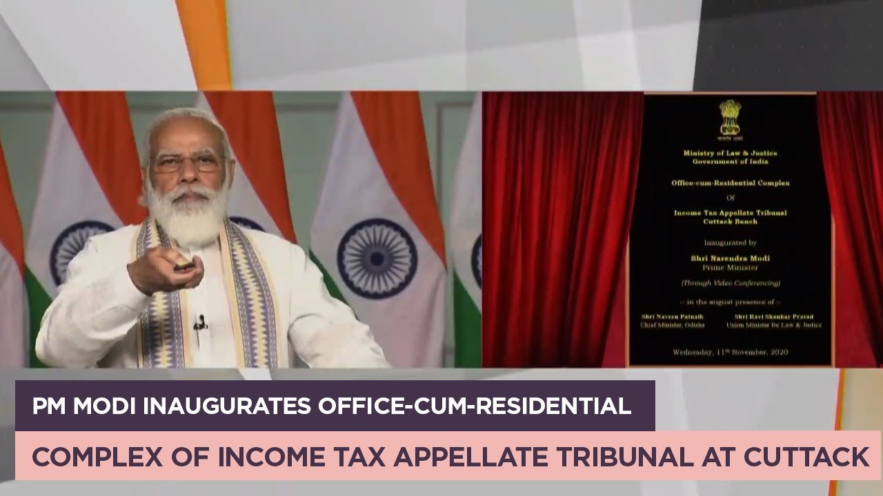 PM Modi inaugurates office-cum-residential complex of Income Tax Appellate Tribunal at Cuttack