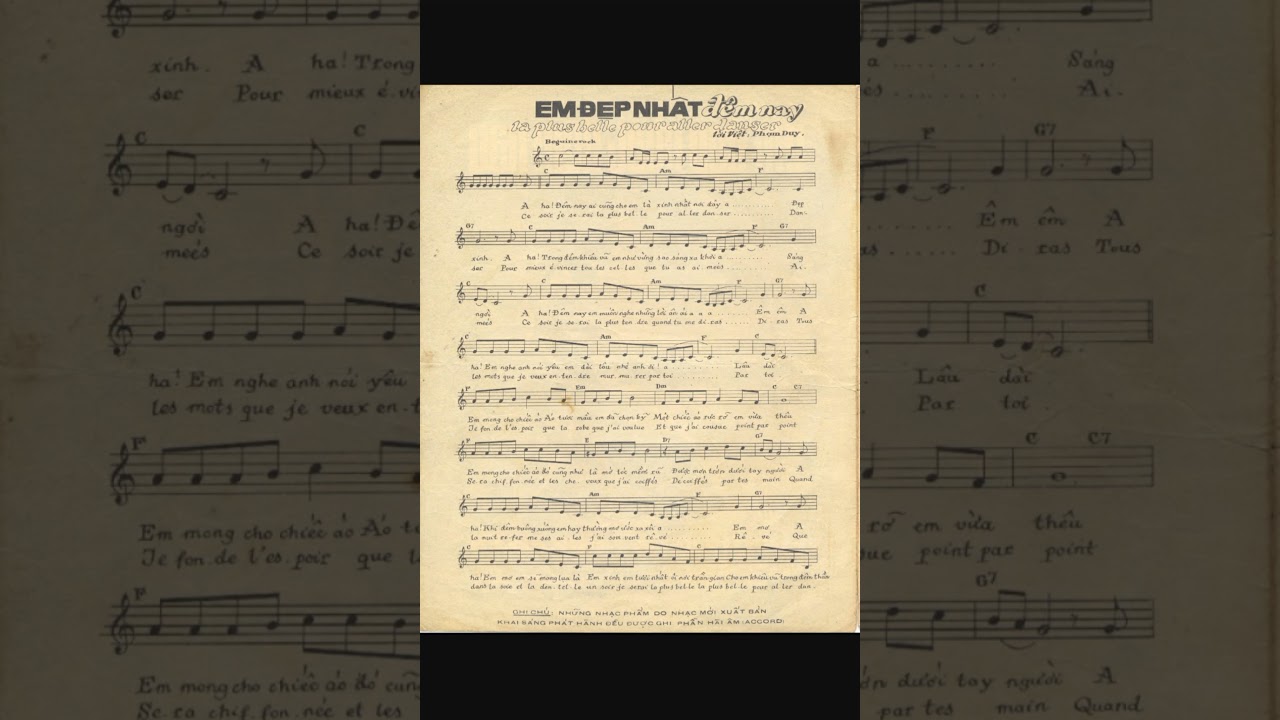 Em Đẹp Nhất Đêm Nay - Thanh Lan ( thâu thanh trước 1975 )