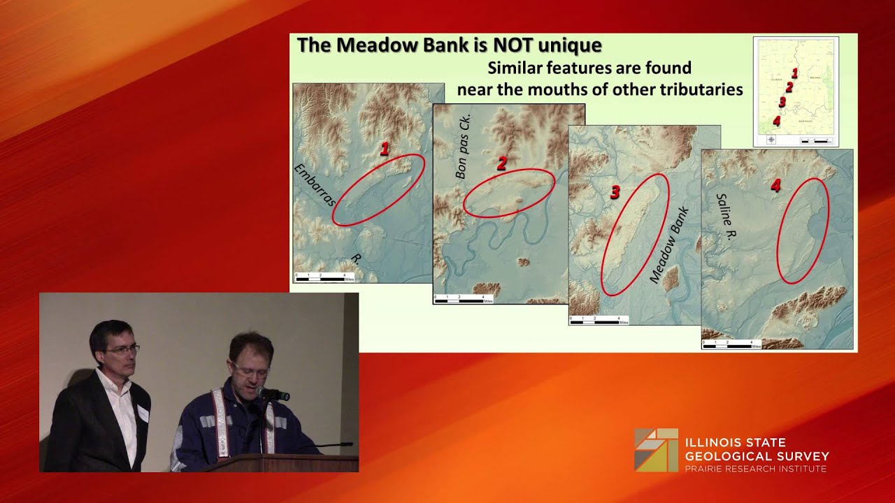 Tim Larson, Scott Elrick, Drew Phillips, ISGS. The meadow bank enigma
