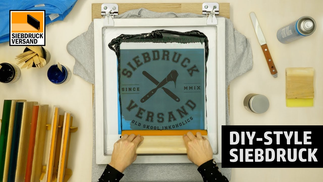 T-Shirts selbst bedrucken im DIY-Siebdruck | Anleitung