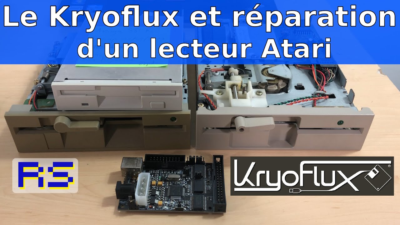 Le Kryoflux et réparation d'un lecteur Atari