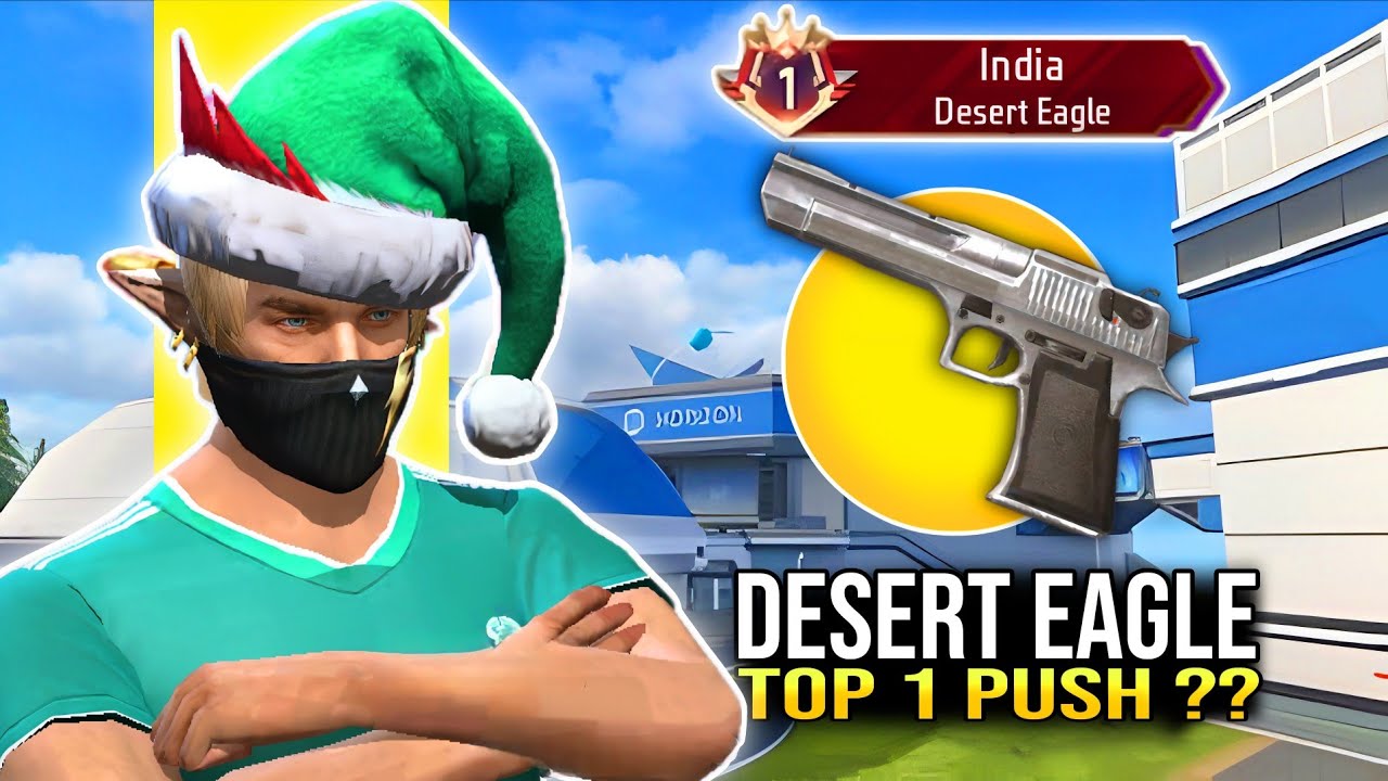 Desert Eagle : Top 1 🇮🇳 India Title Push In Cs Rank | Only 24 Hours Push 🥵 