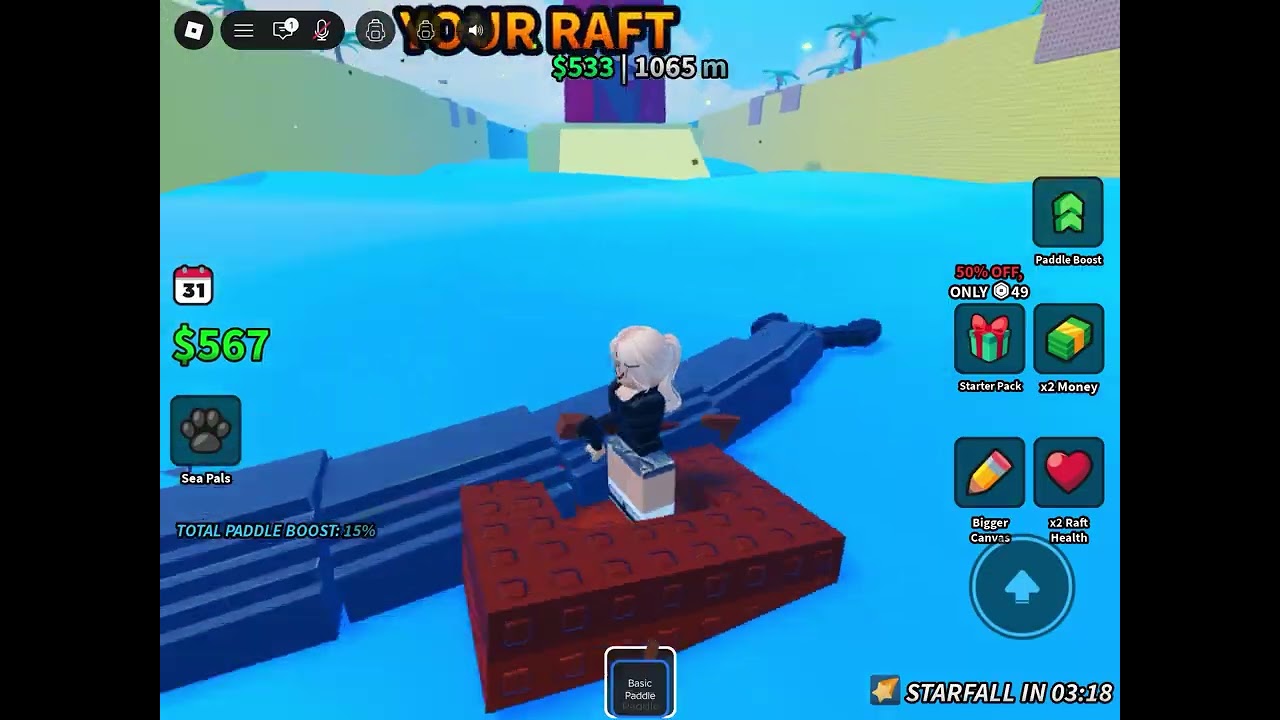 Draw a raft Roblox