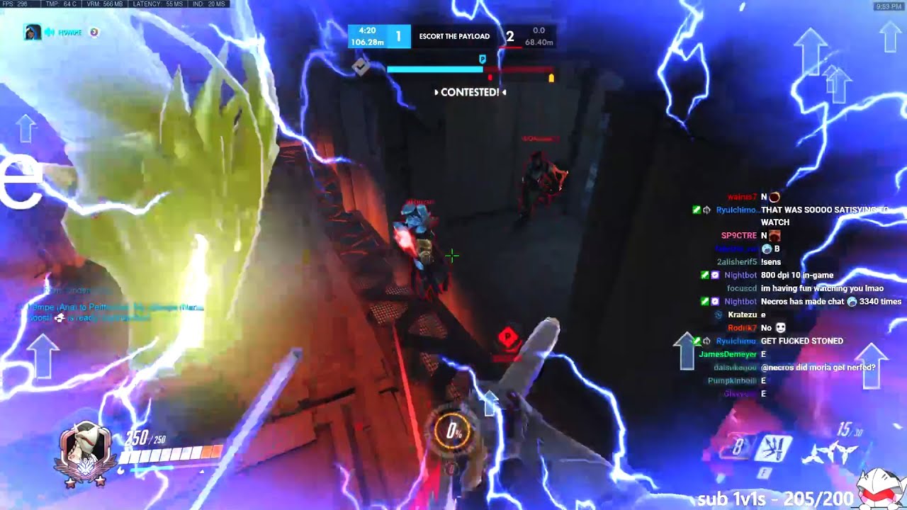 NECROS - GENJI BUFF! [ OVERWATCH SEASON 22 TOP 500 ]