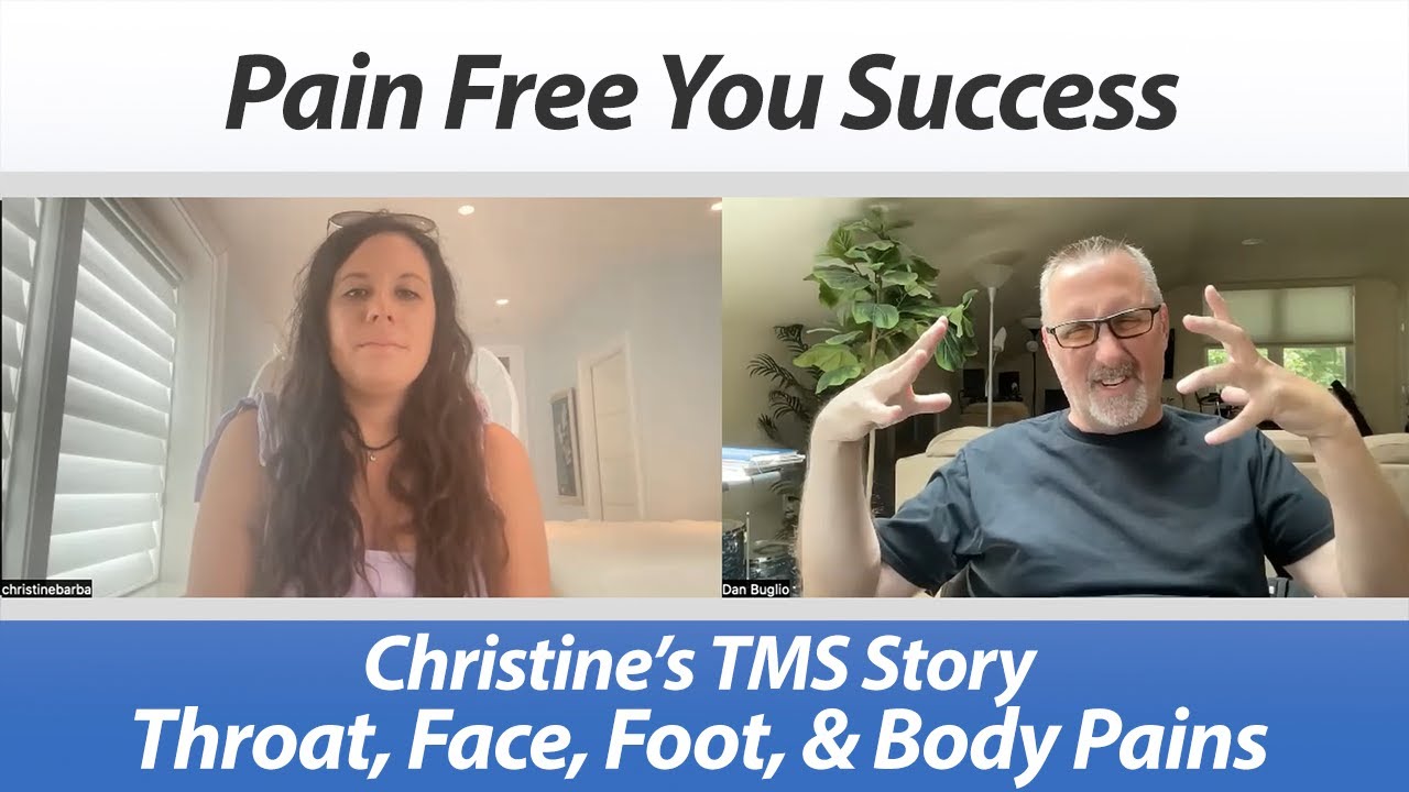 Christine's TMS Success Story - Throat, Face, Foot, Tinnitus & Body Pains