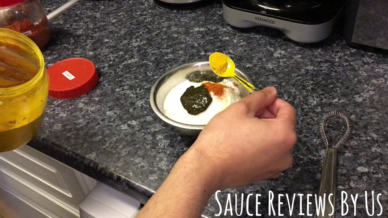 SRRBU - Yellow Mint Yogurt Sauce Indian Restaurant style recipe #SRRBU