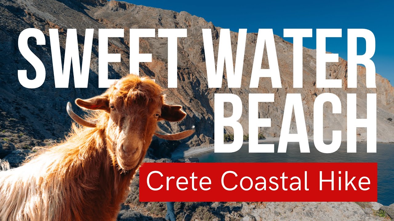 Sweet Water Beach Hike in Crete (Glyka Nera) | Loutro - Chora Sfakion on the E4 Trail