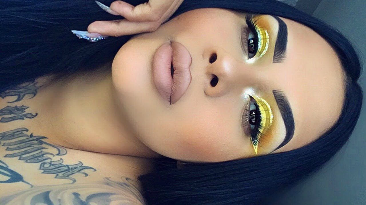 YELLOW AF MAKEUP TUTORIAL