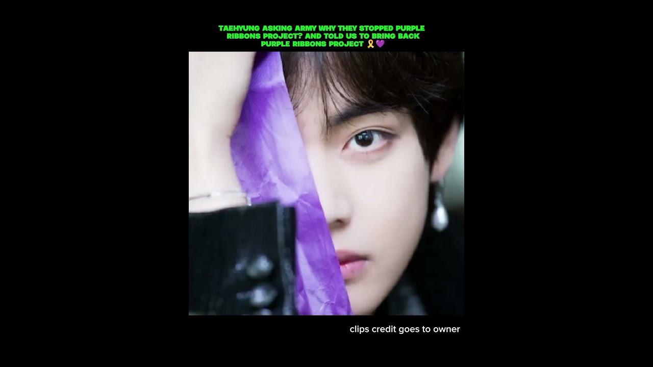 bring back purple ribbon for safety of the members 💜 #bts