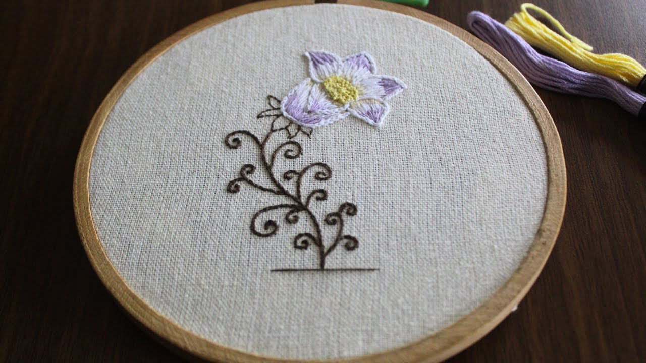 New and Easy  Flower Embroidery Design | Easy Hand Embroidery Tutorial for Beginners